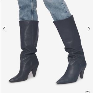 Anine Bing Piper Boots in Dusty Blue